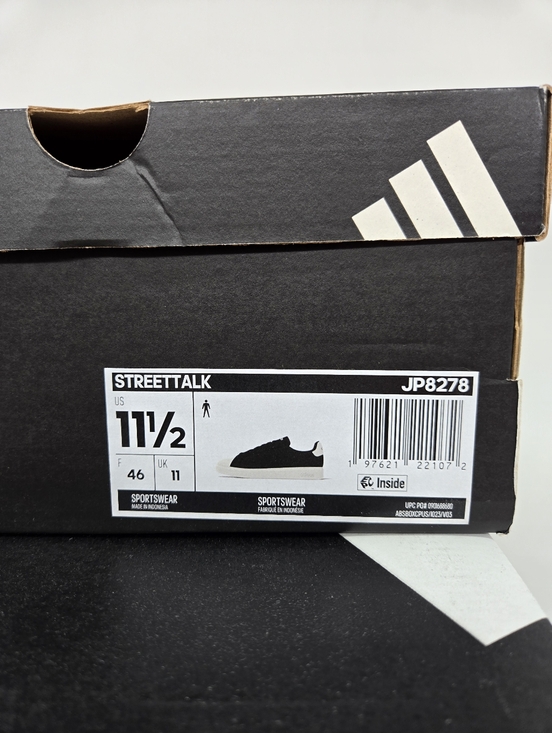 Adidas Men\'s Streettalk Black Off White Shoes JP8278 Size 11.5 New